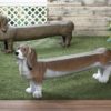 BASSET HOUND DOGGY BENCH - Image 2