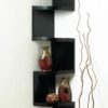 ZIG ZAG 4-TIER BLACK CORNER SHELF - Image 2