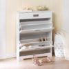 2-TIER SHOE RACK WITH DRAWER - Image 3